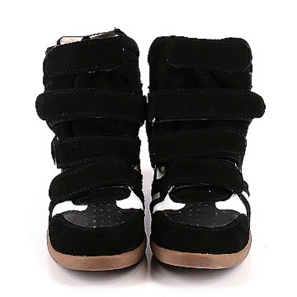 Isabel Marant suede wedge sneaker - Picture 2 of 5